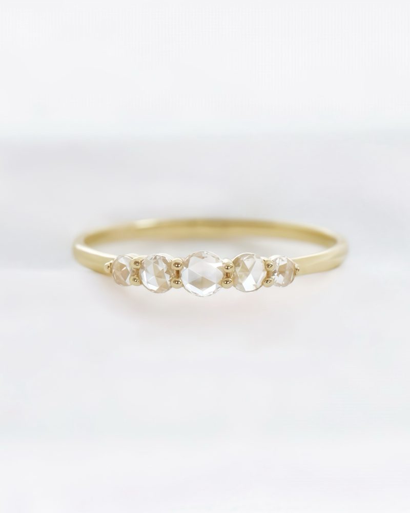 Rose Cut Diamond Ring