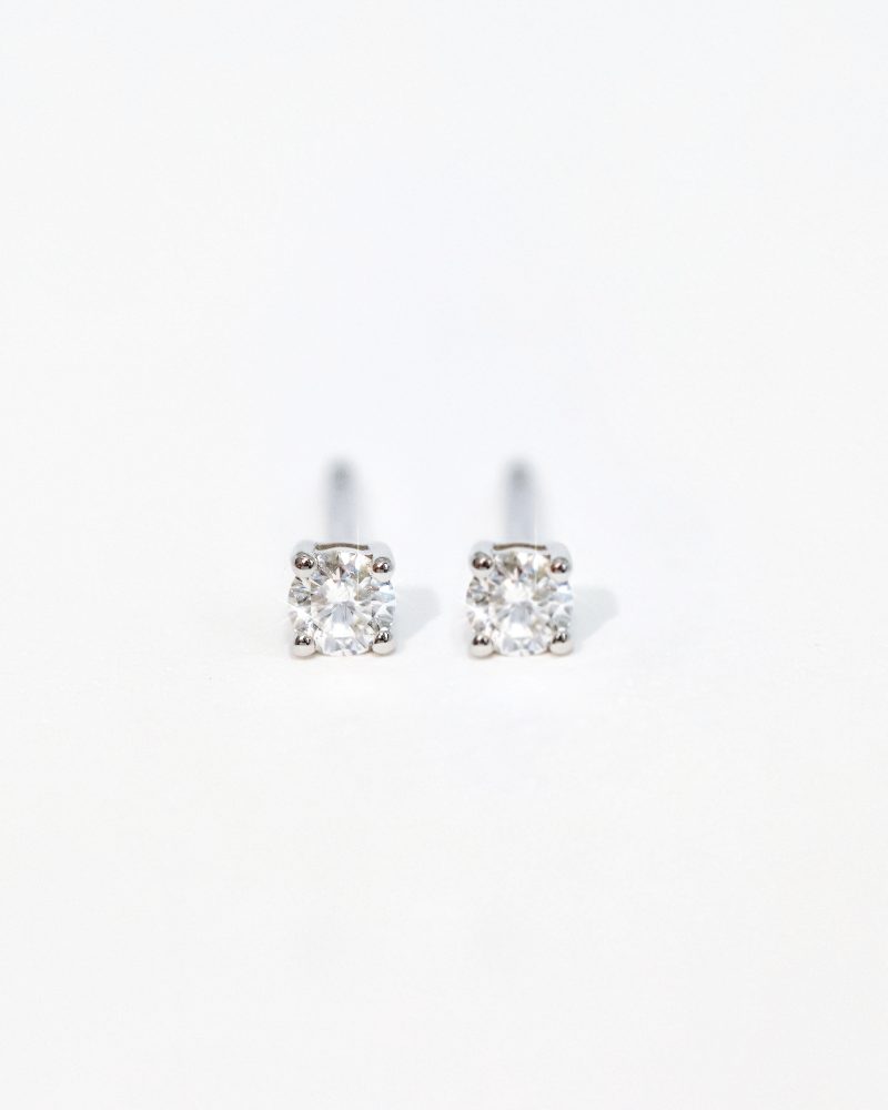 0.08ct Diamond Stud Earrings