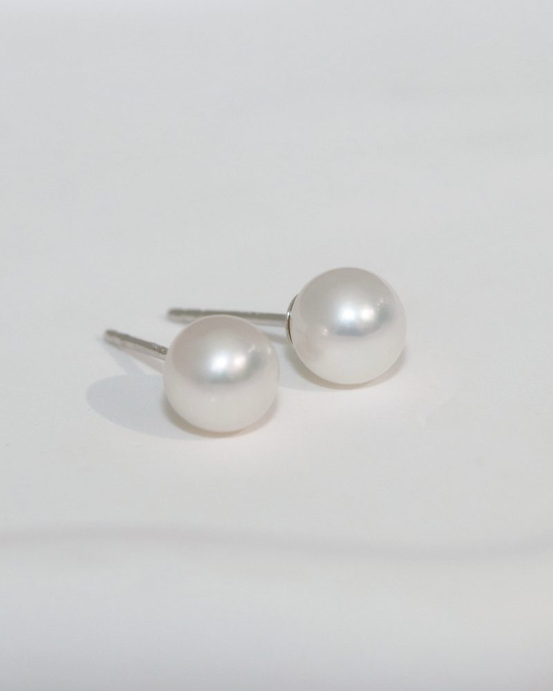 Akoya Pearl Studs Earrings 6.5-6.8mm