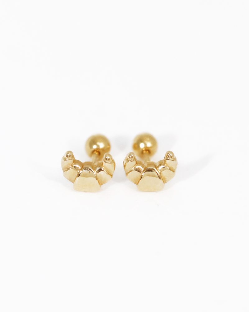 Croissant Stud Earrings