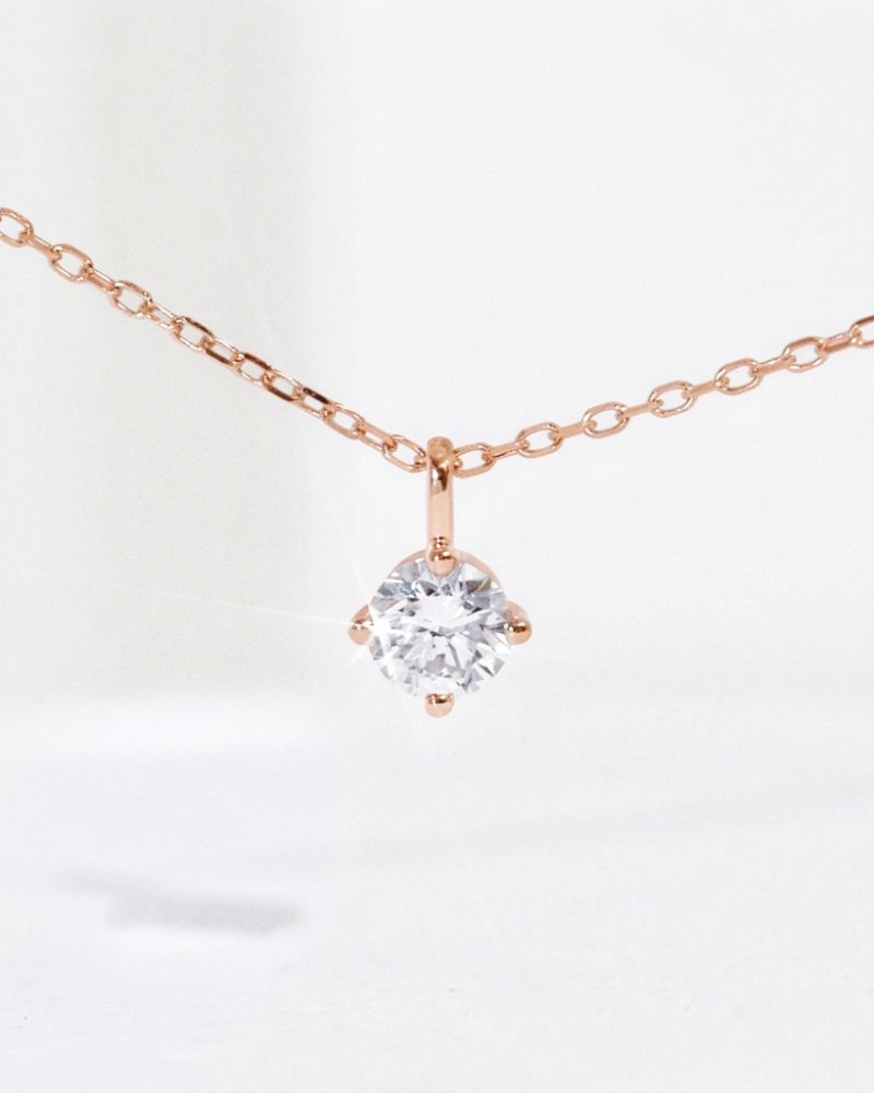 Solitaire Diamond Necklace