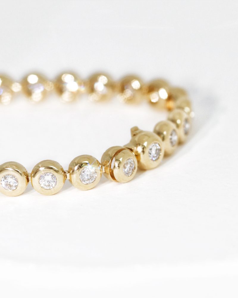 BUBBLE diamond tennis bracelet
