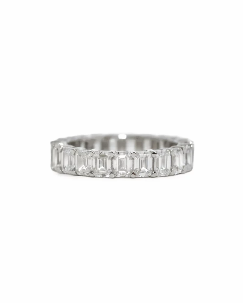 Emerald-Cut Eternity Diamond Ring